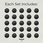 (Set of 25) 1" Buttons - Badges - Return Home